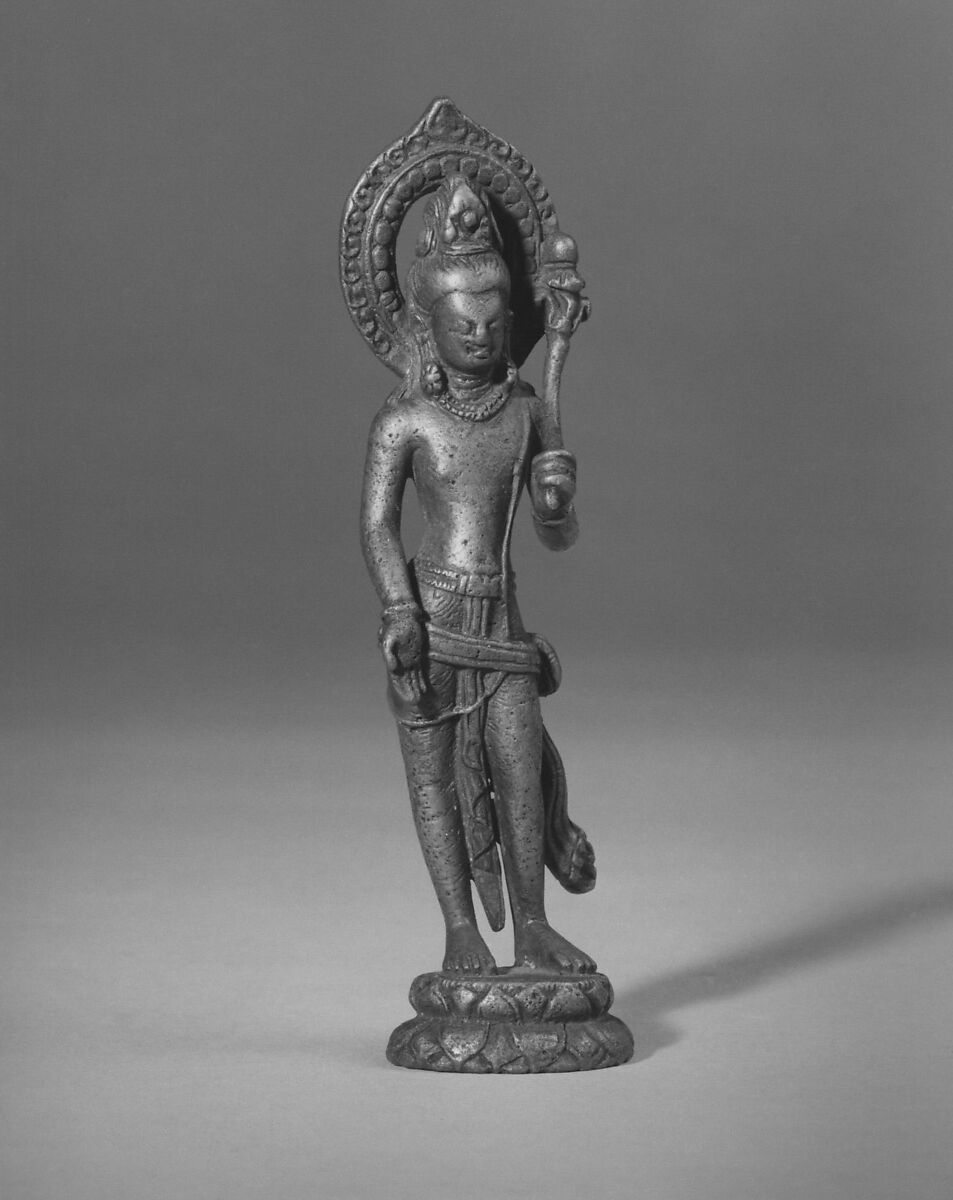 Standing Padmapani, Copper alloy, Nepal (Kathmandu Valley) 