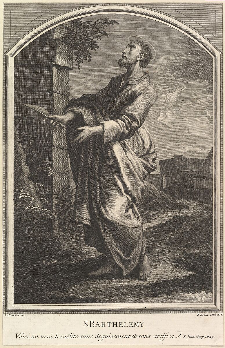 Saint Barthelemy, Etienne Brion (French, Paris, ca.1700), Etching and engraving 
