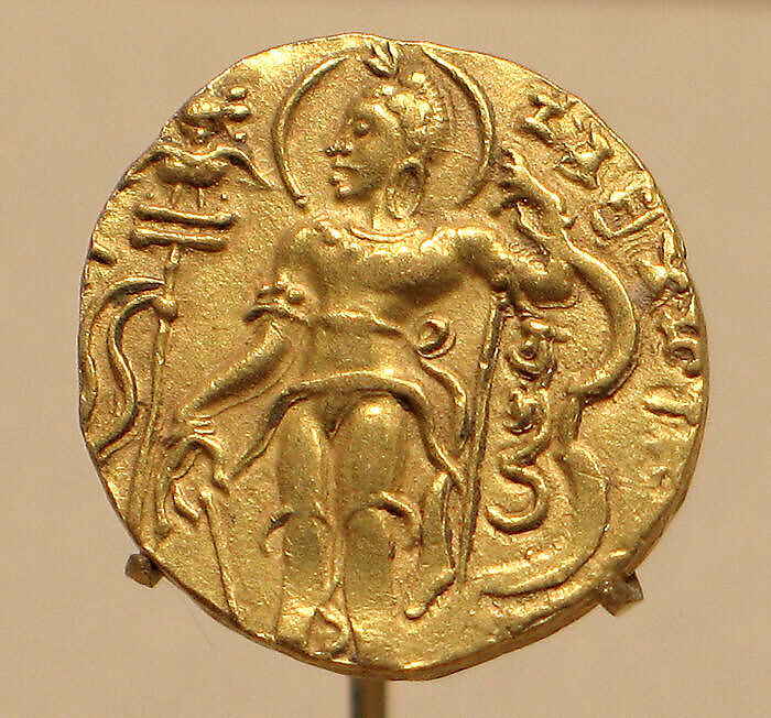 Gold Coin Showing King Chandragupta II as an Archer, Gold, India 