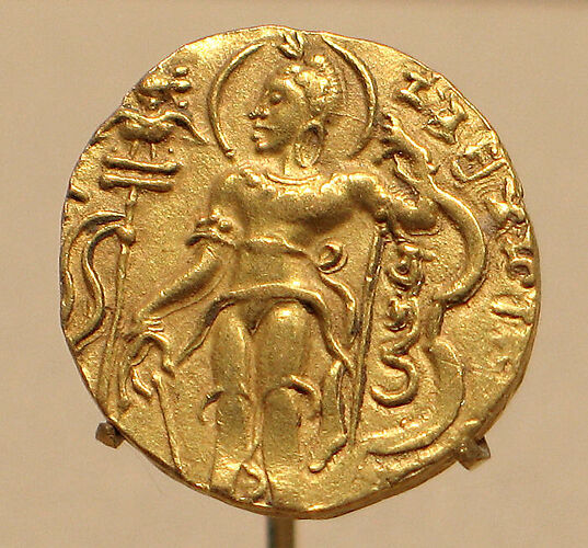 Gold Coin Showing King Chandragupta II as an Archer