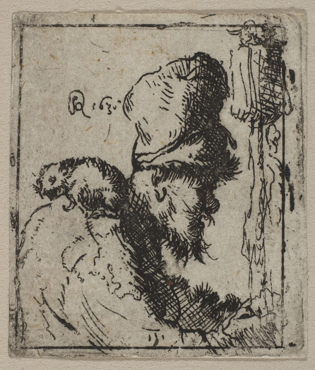 After Rembrandt (Rembrandt van Rijn), Head of a Rat Catcher