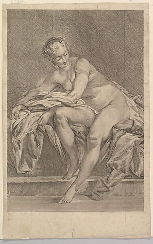 Study of Woman Bathing