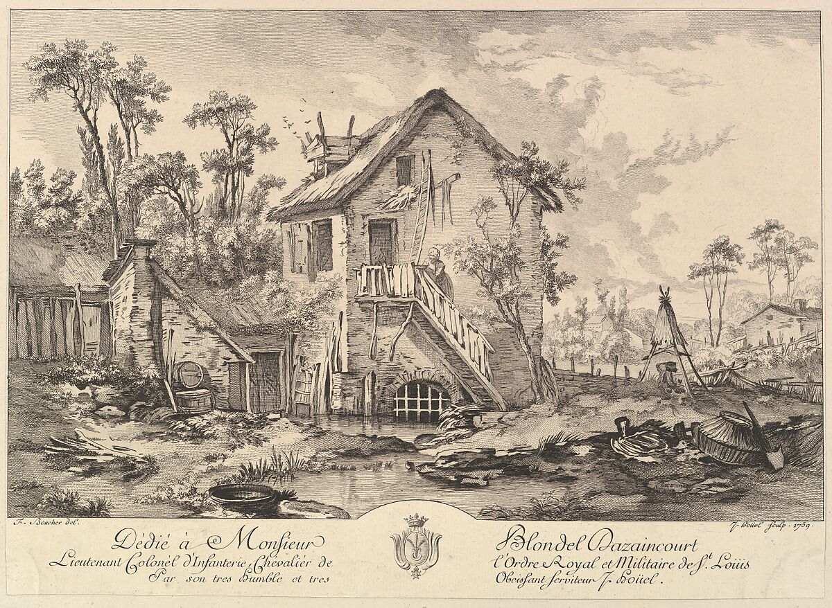 Landscape, Jean Pierre Louis Laurent Hoüel (French, Rouen 1735–1813 Paris), Etching 