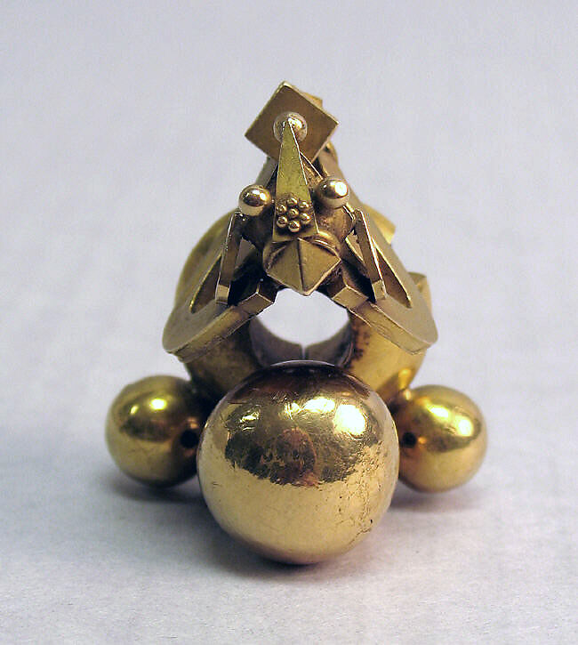 Earring, Gold, India (Kerala, Malabar) 