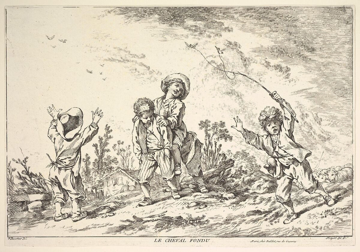 Leapfrog, Jacques Gabriel Huquier (French, Paris 1730–1805 Shrewsbury), Etching 