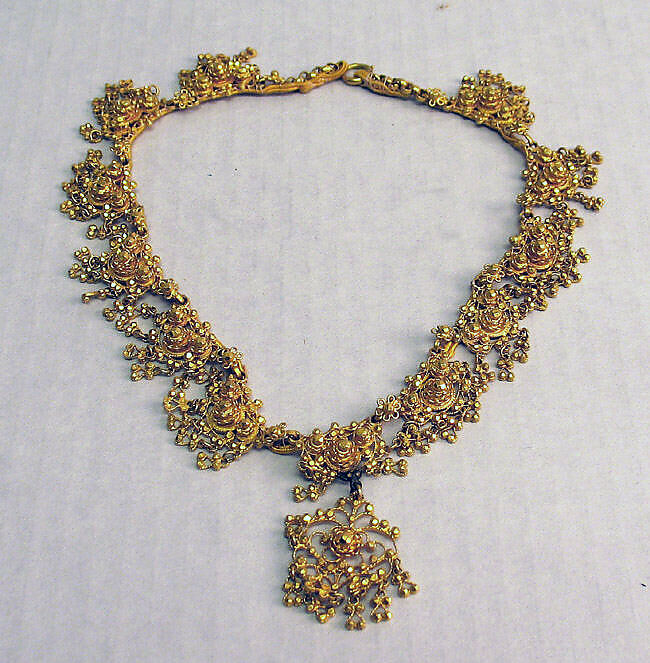 Necklace, Gold, India 