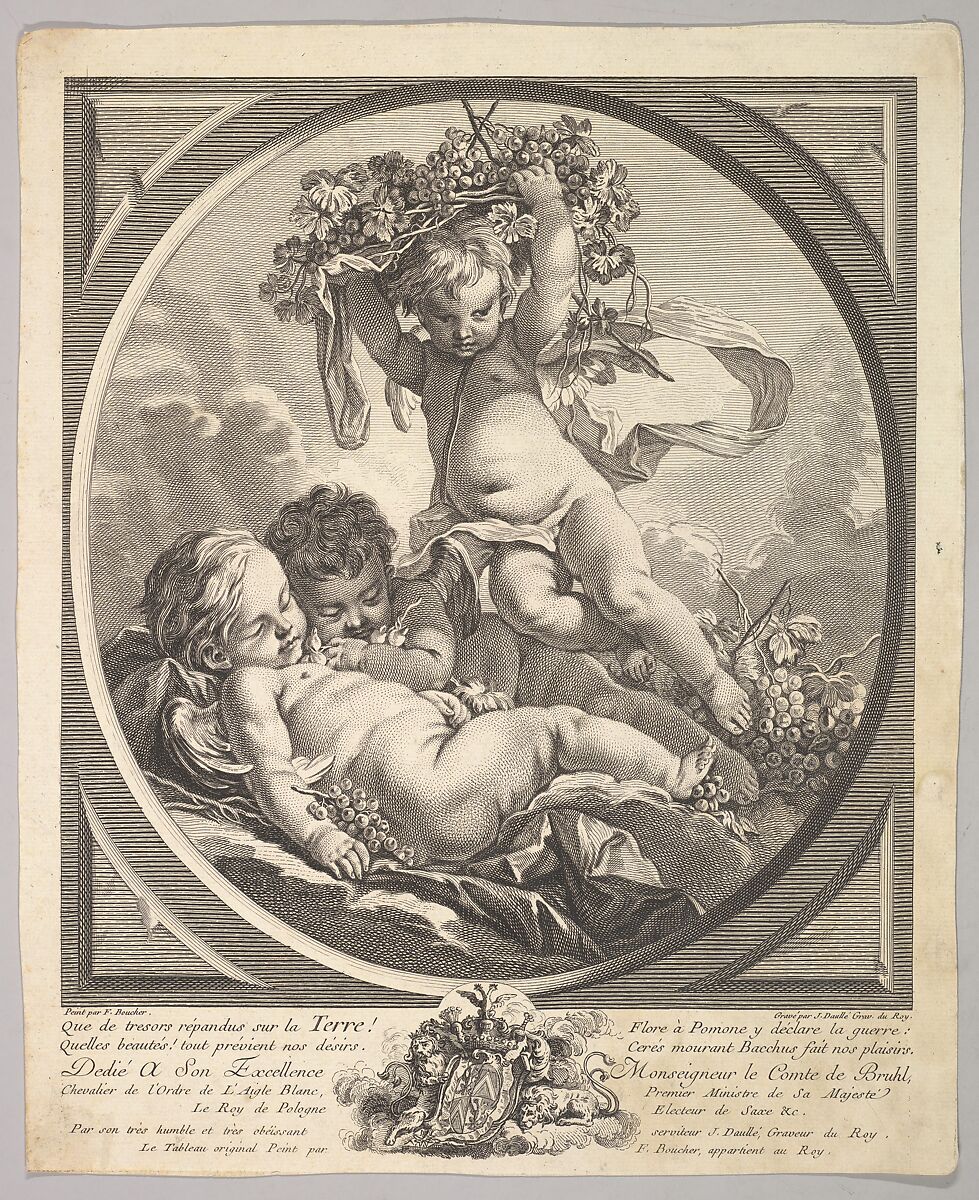 Earth, Jean Daullé (French, Abbeville 1703–1763 Paris), Etching 