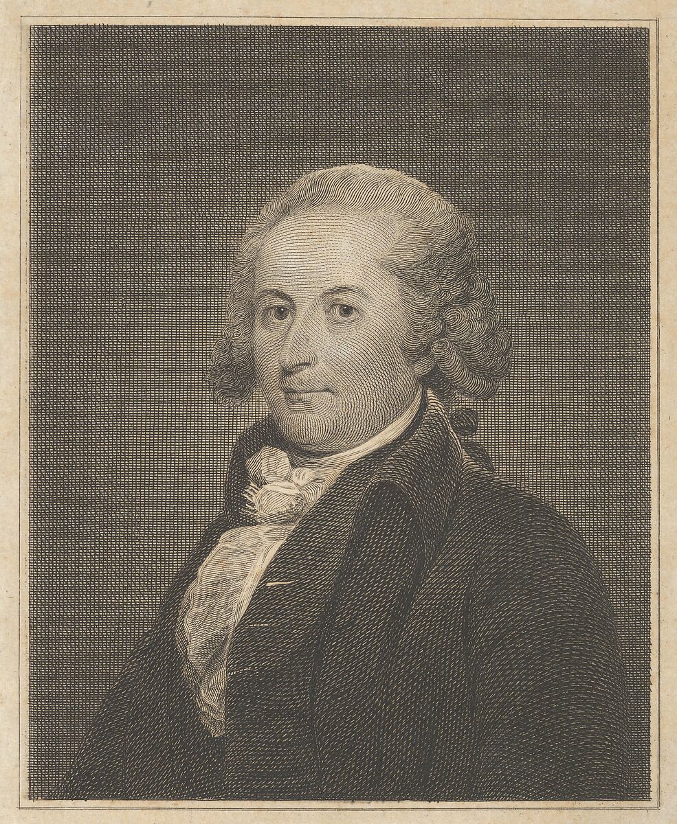 The Poet John Trumbull (1750–1831), Peter Maverick (American, New York 1780–1831 New York), Engraving; proof before letters 