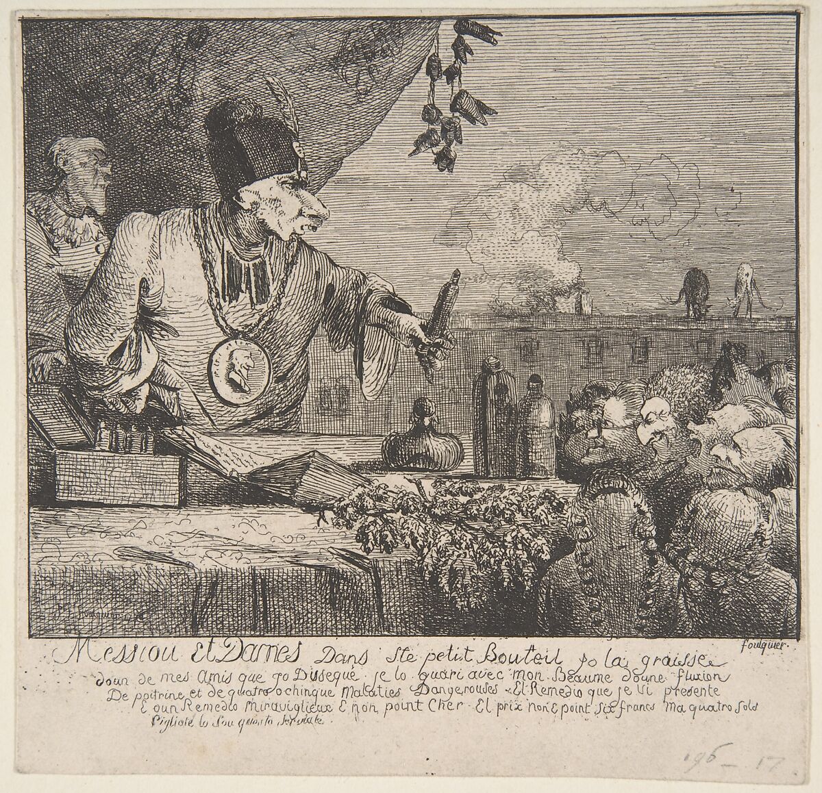 Ladies and Gentlemen, Joseph François Foulquier (French, Toulouse 1744/45–1789 Martinique), Etching 