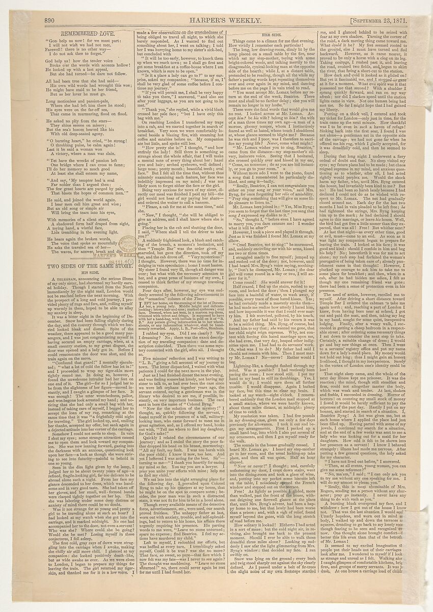 A Group of Vultures Waiting for the Storm to "Blow Over"–"Let Us Prey" (from "Harper's Weekly," vol. 15, p. 889), After Thomas Nast (American (born Germany), Landau 1840–1902 Guayaquil), Wood engraving