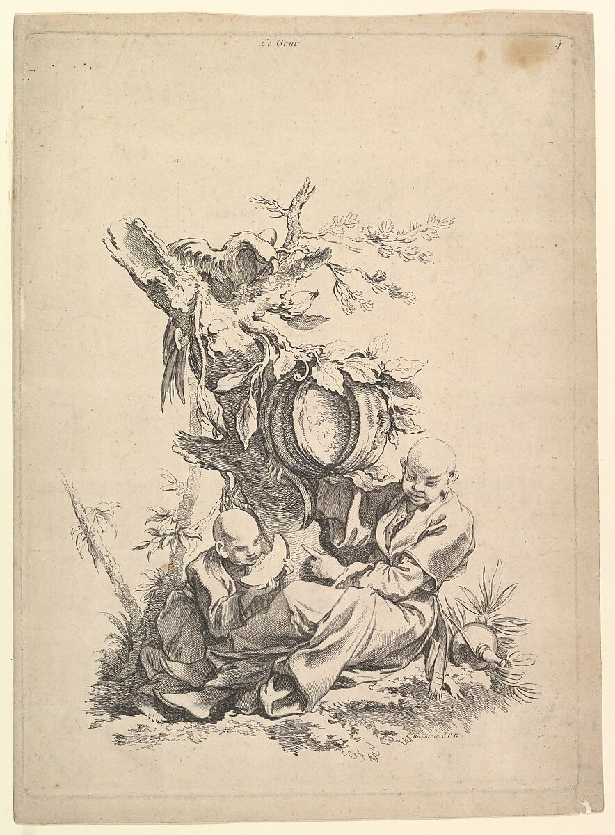 Taste, Chez Huquier (French, 18th century), Etching and engraving 