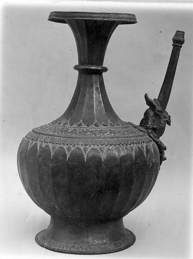 Sacrificial Vessel for Water Oblations, Brass, Nepal (Kathmandu Valley) 