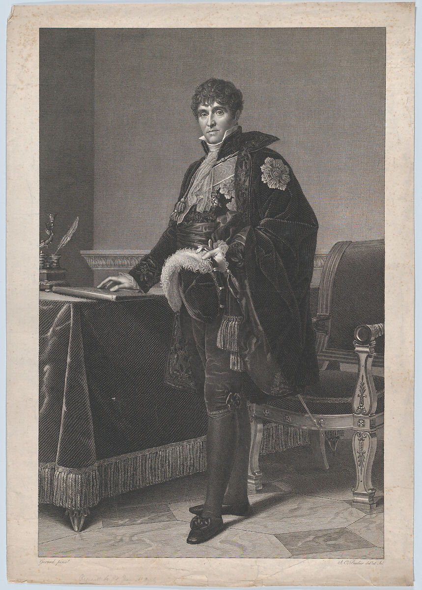 Portrait of Michel Louis Etienne, Comte Regnault de Saint-Jean d'Angély, After baron François Gérard (French, Rome 1770–1837 Paris), Engraving 