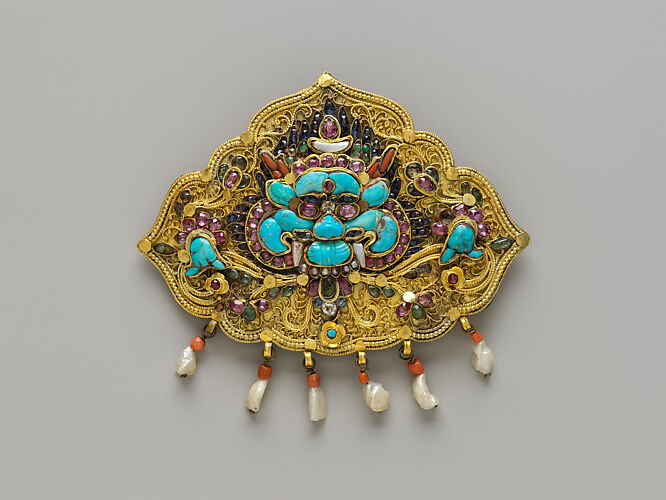 Woman’s Brooch with Monster Mask