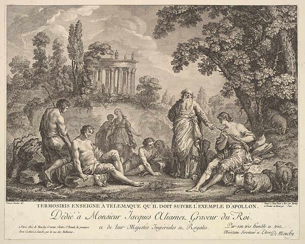 Termosiris Teaching Telemachus to Follow the Example of Apollo