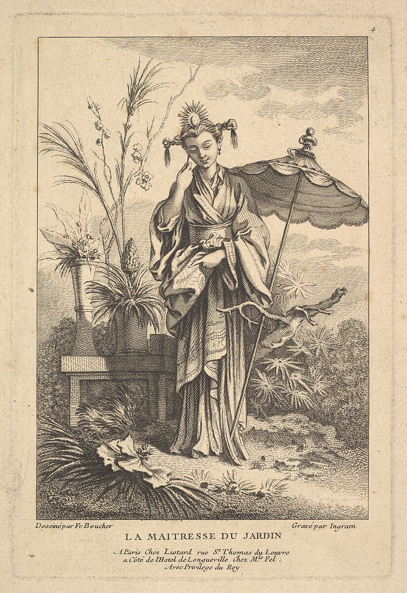 The Master Gardener, John Ingram (British, London 1721 active to 1763), Etching and engraving 