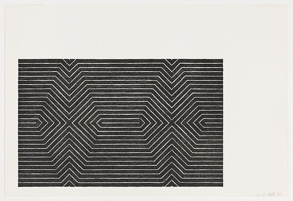 Turkish Mambo, from "Black Series II", Frank Stella (American, Malden, Massachusetts 1936–2024 New York), Lithograph 