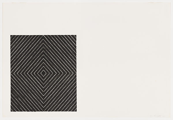 Jill, from "Black Series II", Frank Stella (American, Malden, Massachusetts 1936–2024 New York), Lithograph 