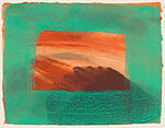 After Degas, Howard Hodgkin  British, Intaglio print with carborundum in colors, with hand coloring