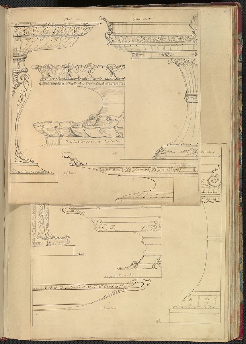 Designs for Dishes, Alfred Henry Forrester [Alfred Crowquill] (British, London 1804–1872 London), Pen and ink 