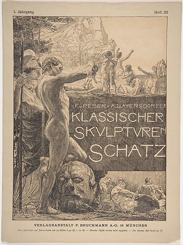 Cover design for 'Klassischer Skulpurenschatz'