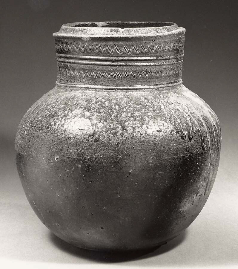 Globular Jar, High fired pottery, Korea 