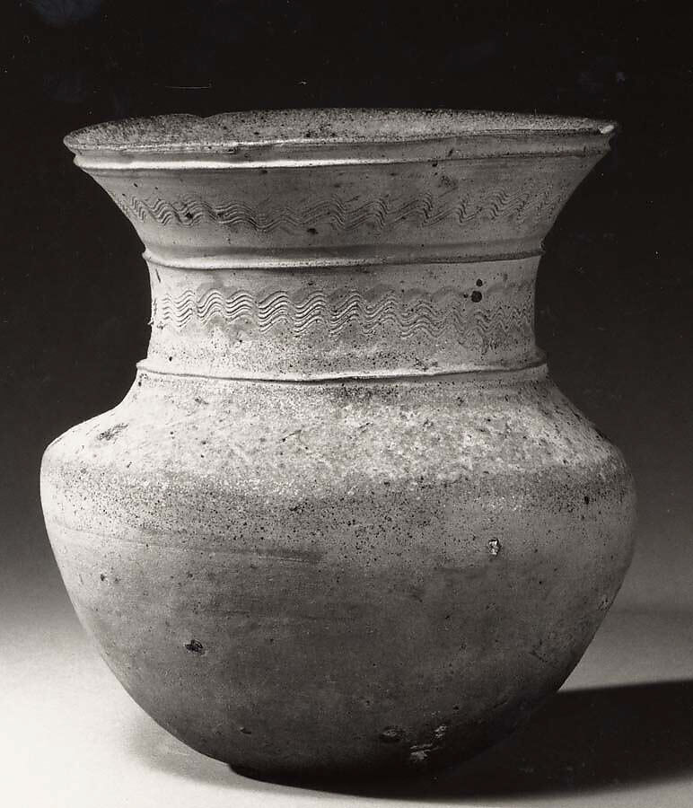 Globular Jar, High fired pottery, Korea 