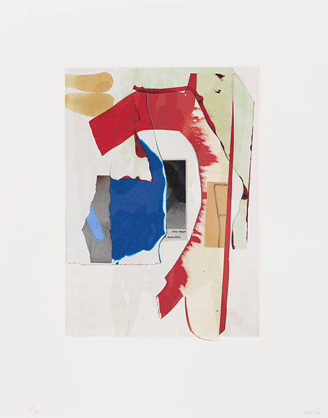 Berlin Singers, Arturo Herrera (American, born Caracas, Venezuela, 1959), Etching, screenprint, digital print and collage