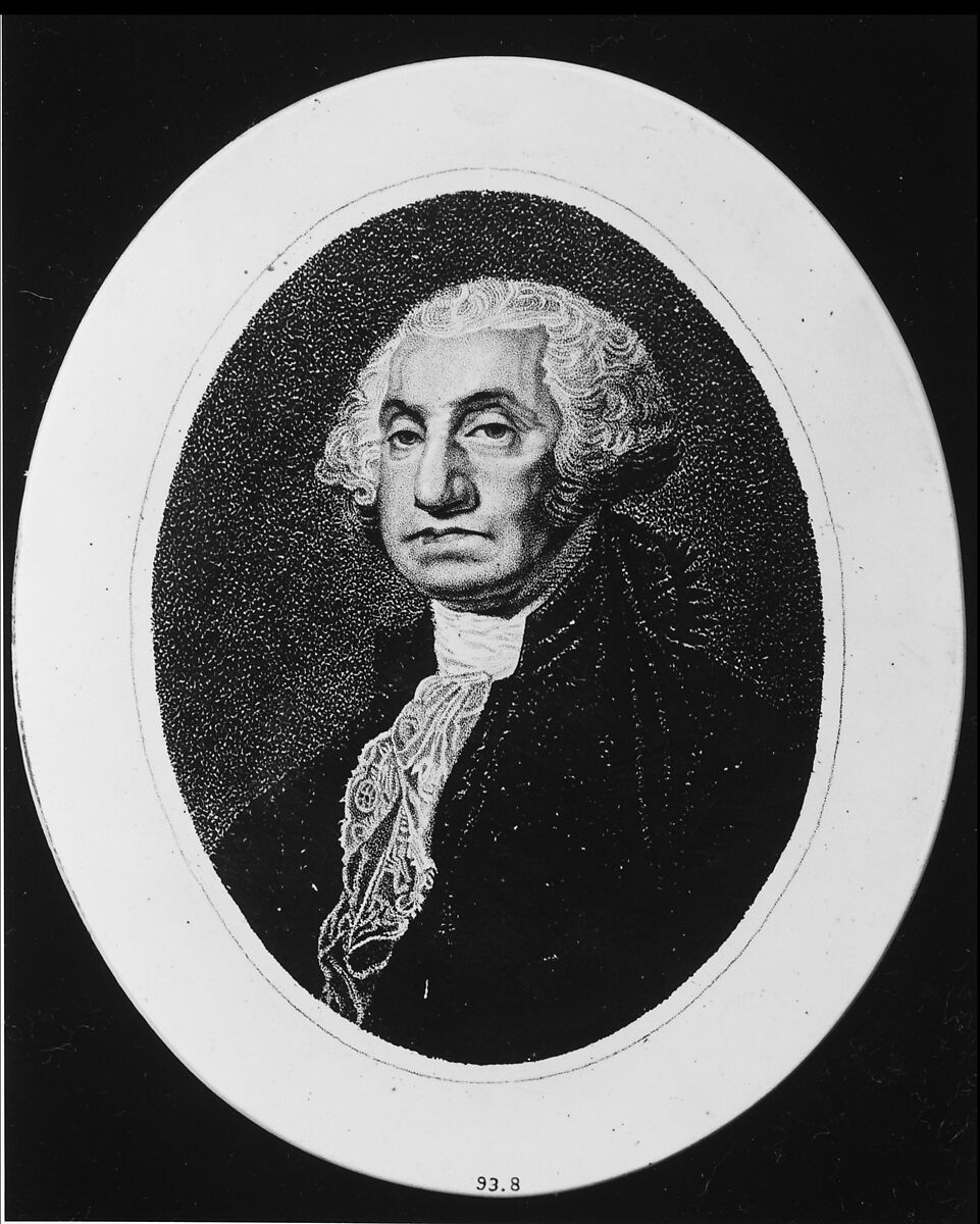 Medallion of George Washington, Earthenware, British