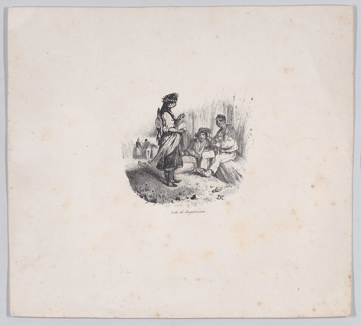 Number II, Alexandre-Gabriel Decamps (French, Paris 1803–1860 Fontainebleau), Lithograph 