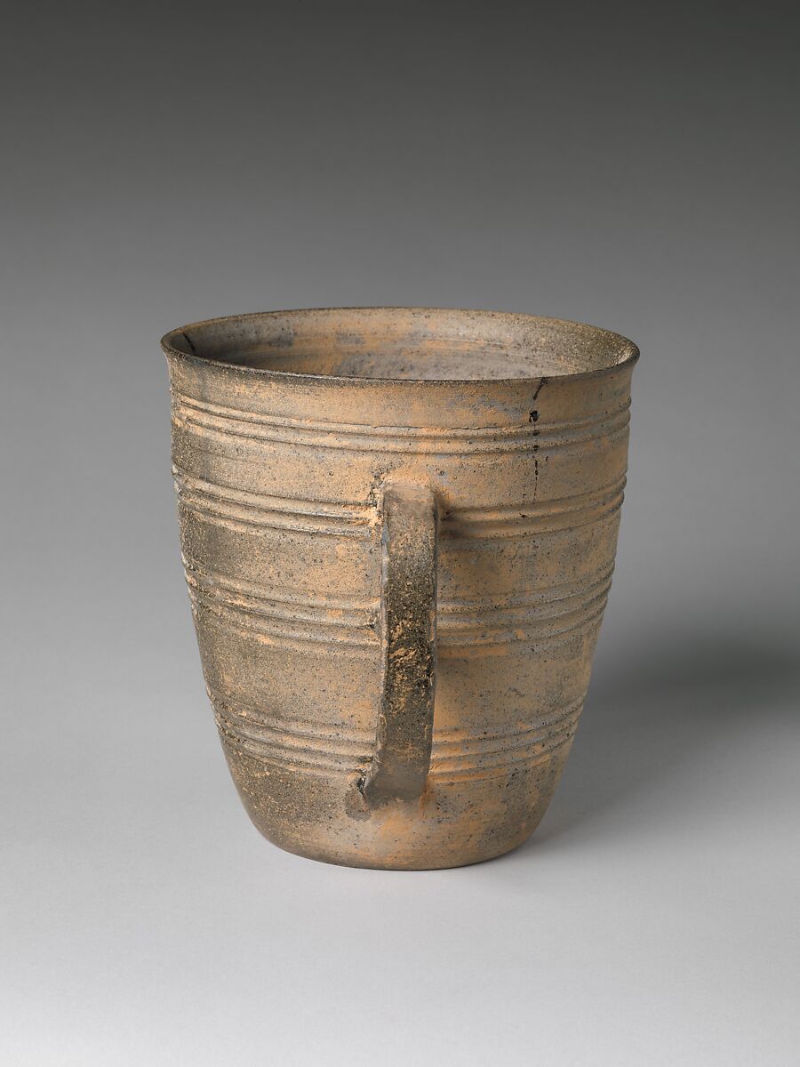 Double-handled vessel, Stoneware, Korea