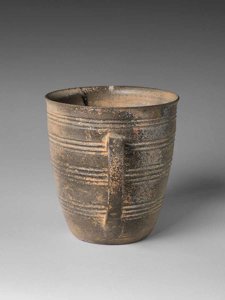 Double-handled vessel, Stoneware, Korea