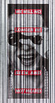 We Will No Longer Be Seen and Not Heard, Barbara Kruger (American, born Newark, New Jersey, 1945), Lithograph on aluminum foil collé