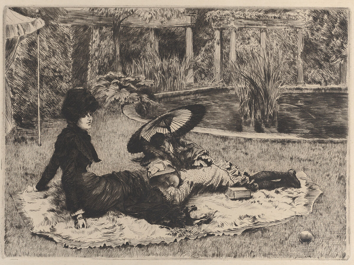 James Tissot On the Grass The Metropolitan Museum of Art