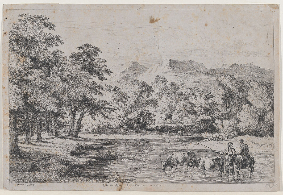 Jean Jacques de Boissieu | Landscape after Fouquières | The ...