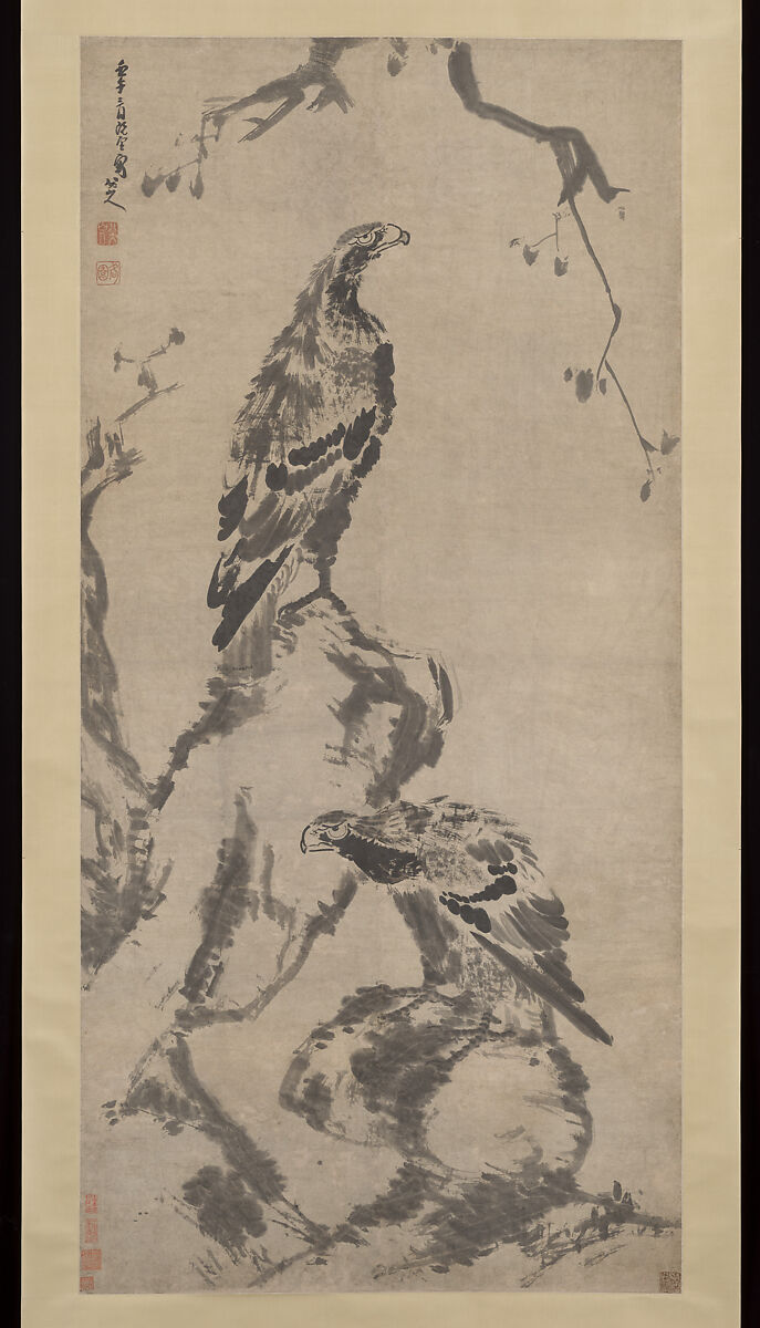 Bada Shanren (Zhu Da) | Two eagles | China | Qing dynasty (1644–1911 ...