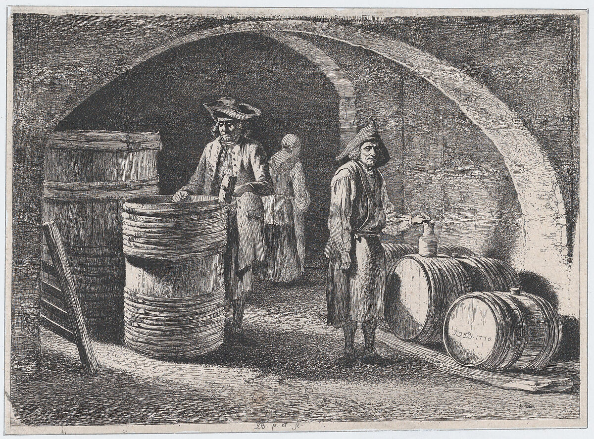 The Small Coopers, Jean Jacques de Boissieu (French, Lyons 1736–1810 Lyons), Etching; fourth state of seven 