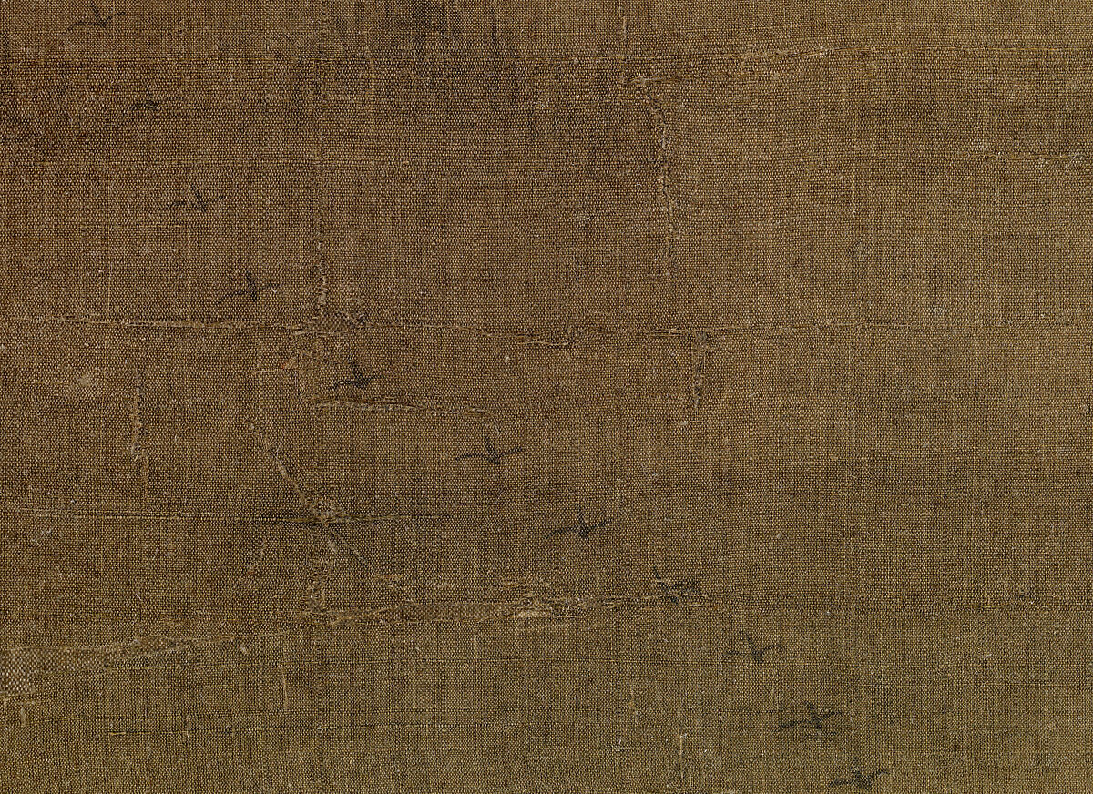 Riverbank, Attributed to Dong Yuan (Chinese, active 930s–960s), Hanging scroll; ink and color on silk, China