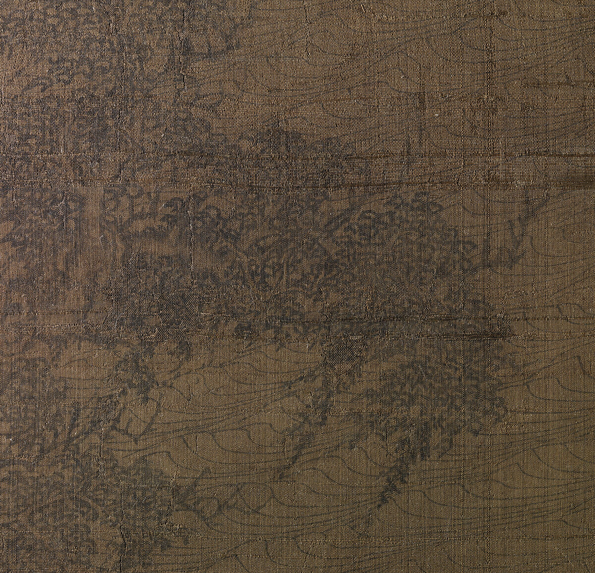 Riverbank, Attributed to Dong Yuan (Chinese, active 930s–960s), Hanging scroll; ink and color on silk, China