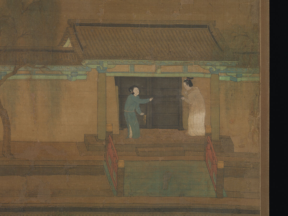 Palace banquet, Unidentified artist Chinese, active late 10th–11th century, Hanging scroll; ink and color on silk, China