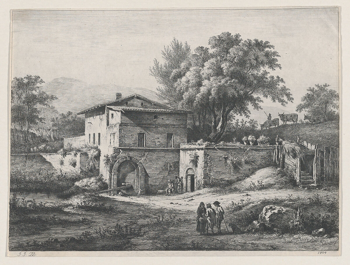The Small Oratory, Jean Jacques de Boissieu (French, Lyons 1736–1810 Lyons), Etching with drypoint 