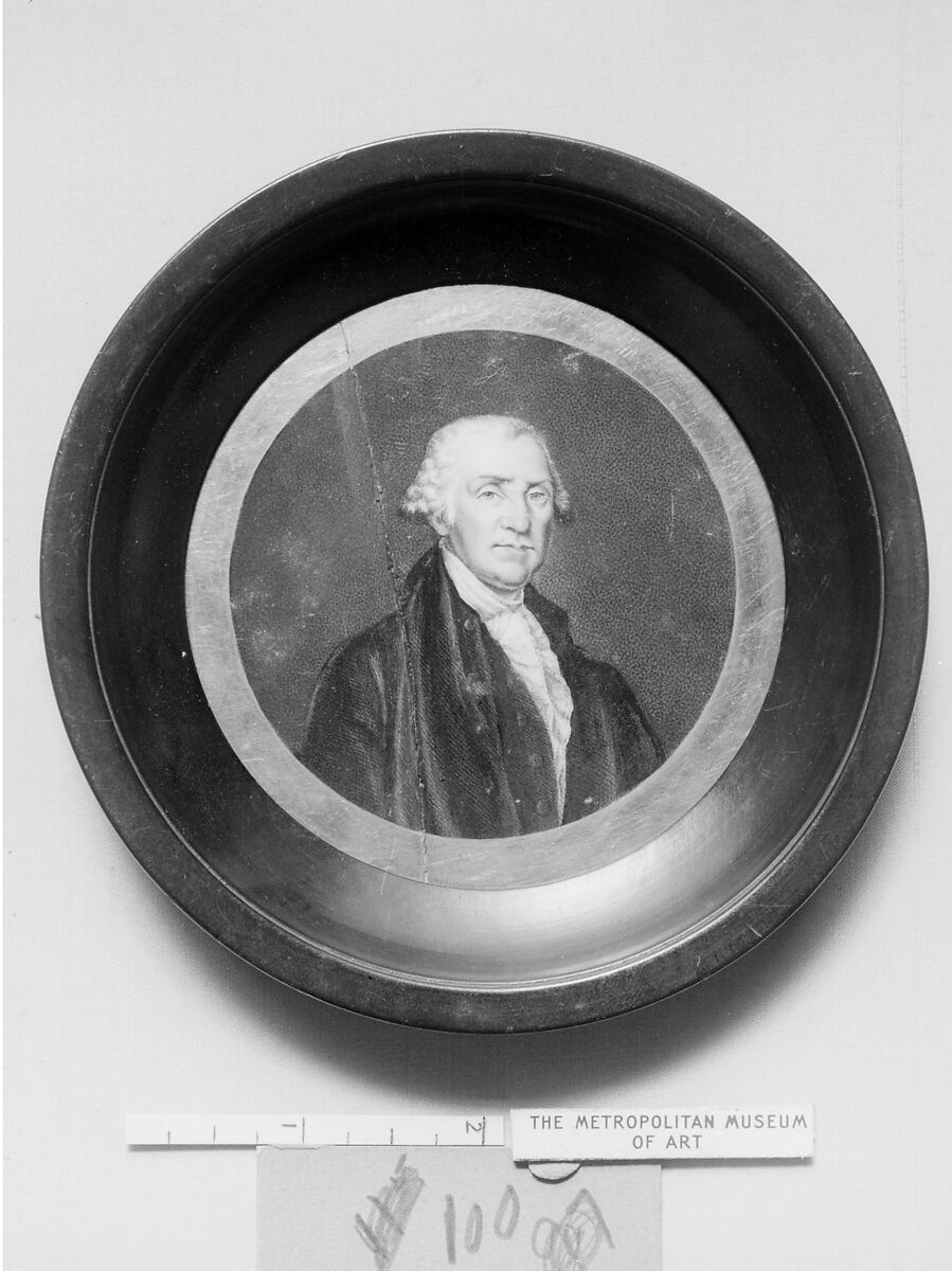 Plaque Portrait of George Washington, Porcelain, French