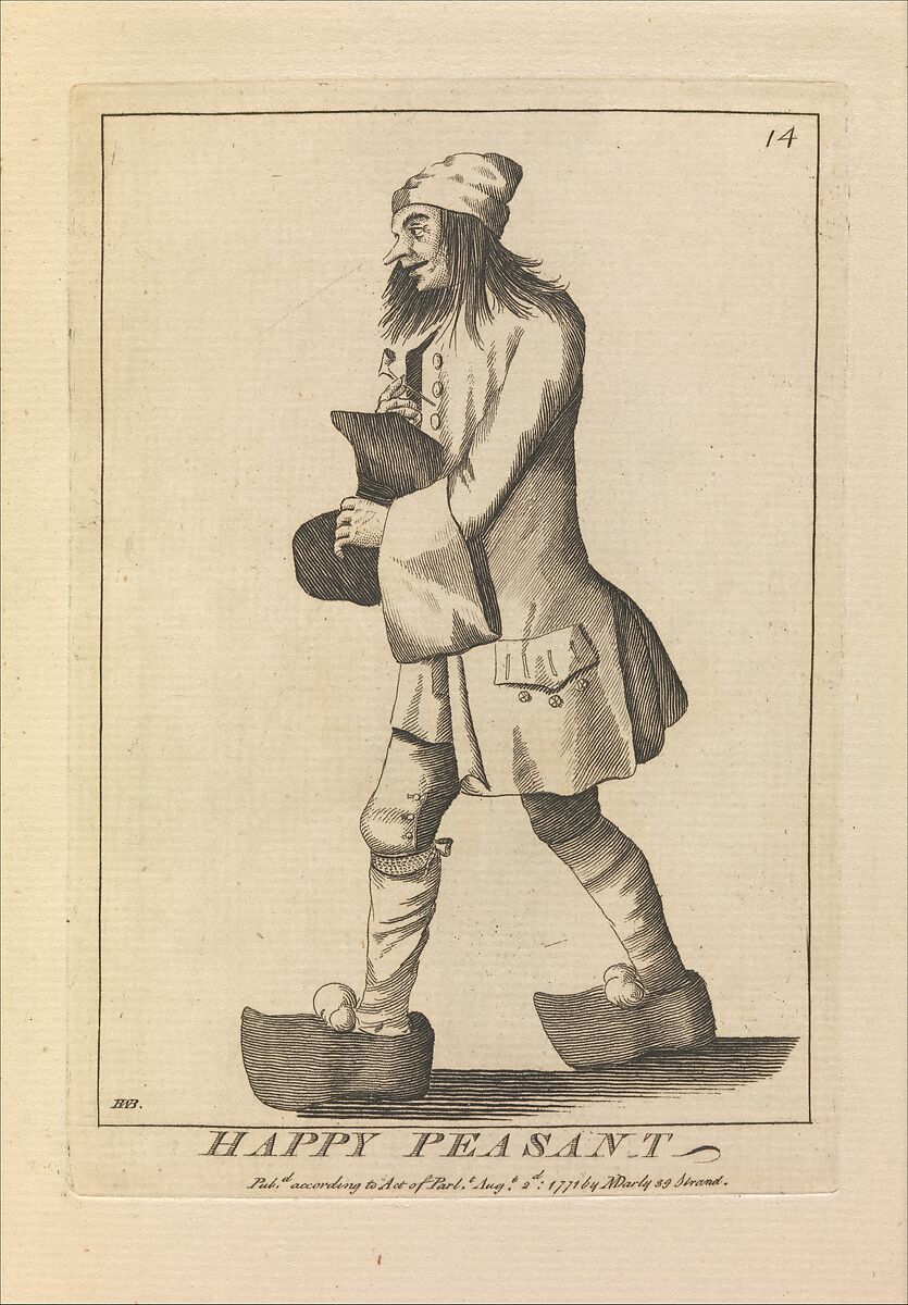 Happy Peasant, After Henry William Bunbury (British, Mildenhall, Suffolk 1750–1811 Keswick, Cumberland), Etching 