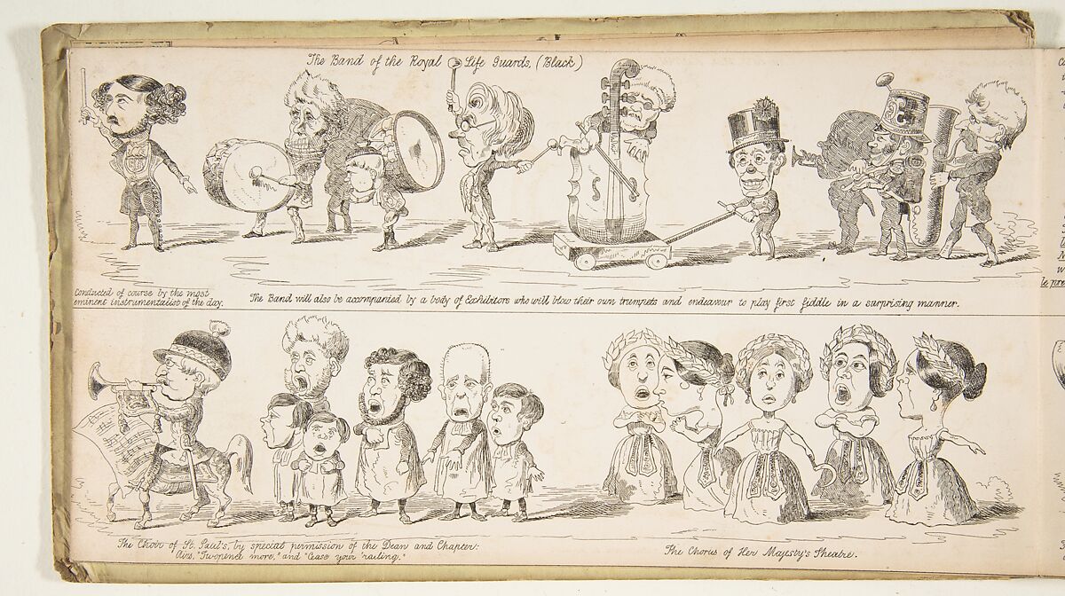 The Great Exhibition "Wot is to Be", Probable Results of The Industry of All Nations in The Year '51, Showing What is to be Exhibited, Who is To Exhibit, in Short How Its All Going to Be Done, George Augustus Sala (British, London 1828–1895 Hove), Wood engraving 