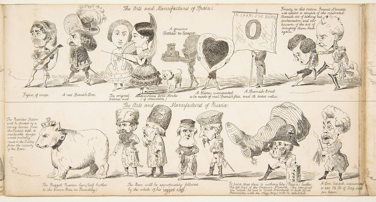 The Great Exhibition "Wot is to Be", Probable Results of The Industry of All Nations in The Year '51, Showing What is to be Exhibited, Who is To Exhibit, in Short How Its All Going to Be Done, George Augustus Sala (British, London 1828–1895 Hove), Wood engraving 