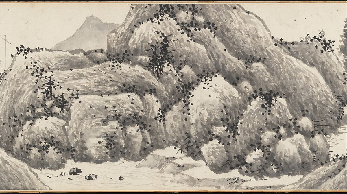 Joint Landscape, Shen Zhou (Chinese, 1427–1509), Handscroll; ink on paper, China