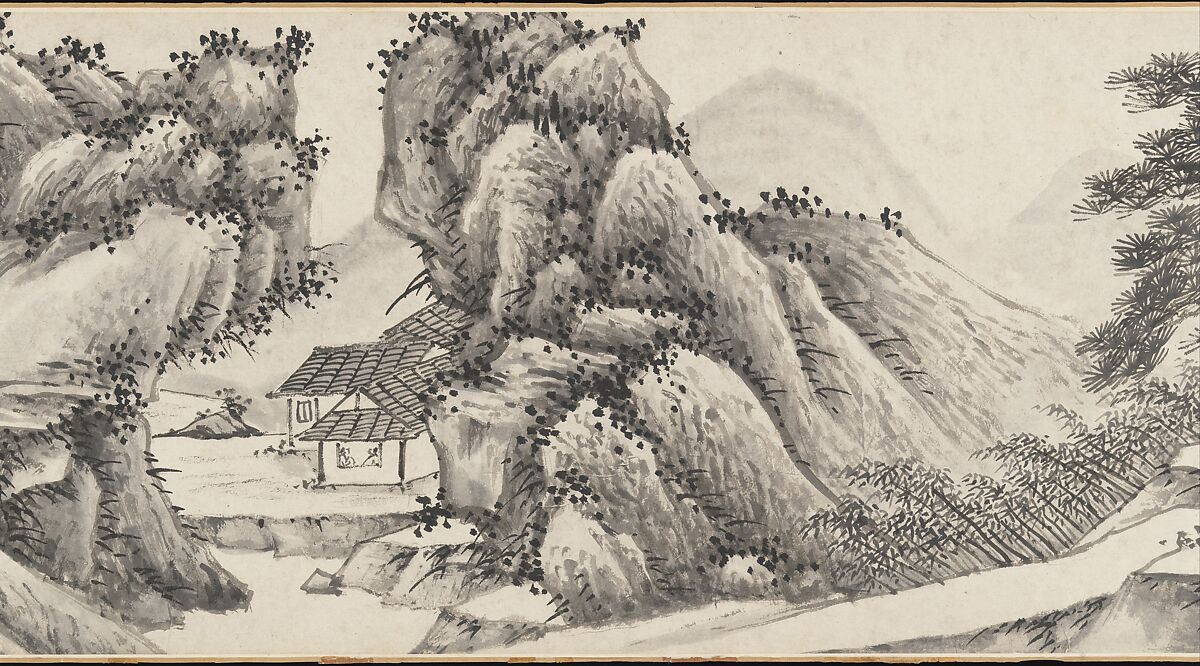 Joint Landscape, Shen Zhou (Chinese, 1427–1509), Handscroll; ink on paper, China