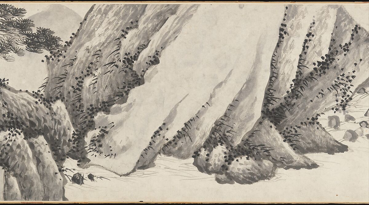 Joint Landscape, Shen Zhou (Chinese, 1427–1509), Handscroll; ink on paper, China