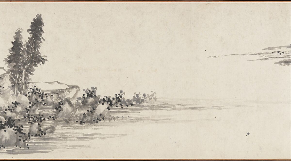 Joint Landscape, Shen Zhou (Chinese, 1427–1509), Handscroll; ink on paper, China