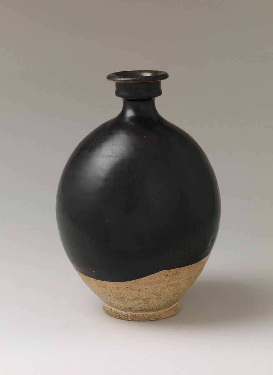 Vase, Earthenware with black glaze, China 